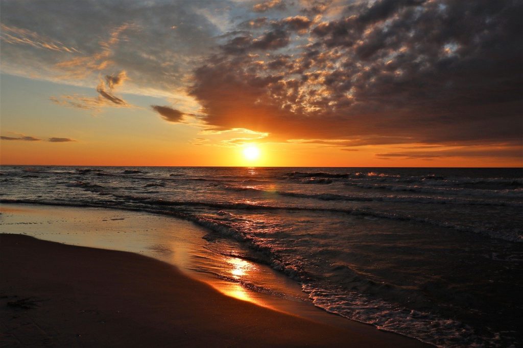 the baltic sea, west, sky